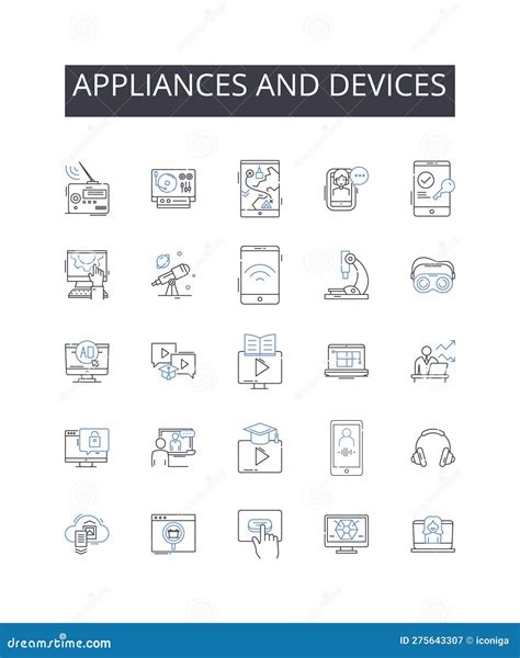 Contraptions Line Icons Collection Gadgetry Rube Goldberg Ingenious