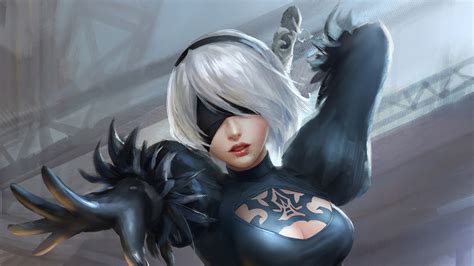 2b Nier Fanart4k Wallpaper,HD Games Wallpapers,4k Wallpapers,Images,Backgrounds,Photos and Pictures