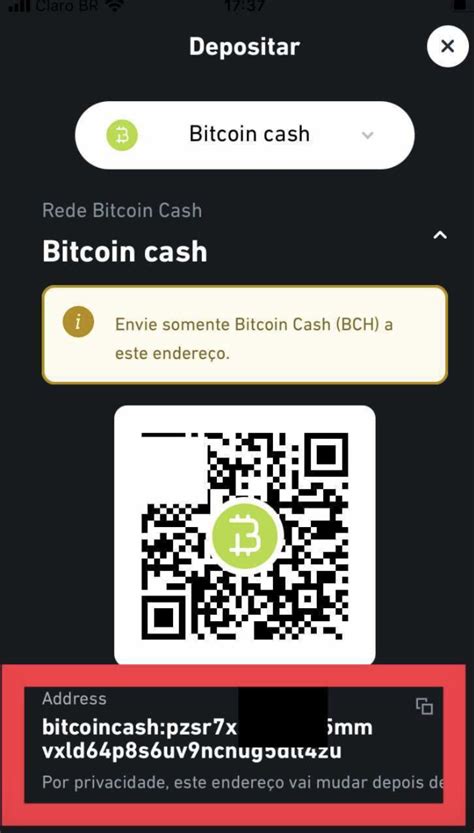 Como Depositar Ou Receber Bitcoin Cash Bch No Meu Aplicativo Da Bitso