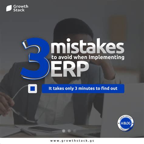 Mistakes To Avoid When Implementing Erp System Growth Stack