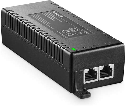 MokerLink Gigabit PoE Injector 802 3af At Bt 60W 10 100 1000Mbps