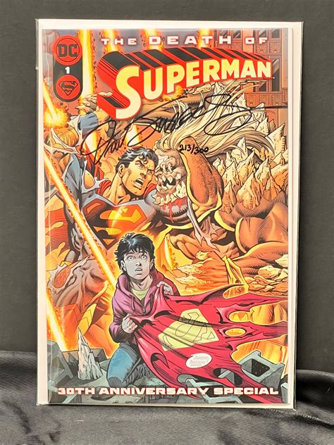 The Death Of Superman 30th Anniversary Special 2023 Signed By Dan