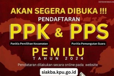 Berkas Administrasi Pendaftaran Pps Ppk Pemilu Pelamar Wajib