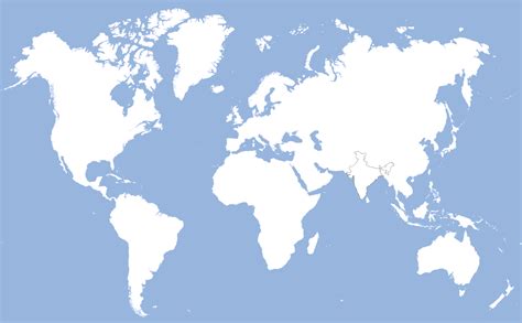 Blank World Map - Global Maps