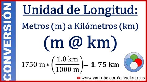 Convertir De Metros A Kilómetros M A Km Parte 3 Youtube