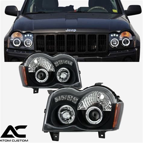 Faros Frontales HALO Luces LED Y Proyector Grand Cherokee 2008 2010