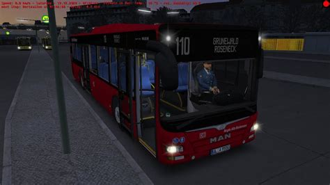 Omsi Berlin Brt Line From Hertzallee To Roseneck With Man Lc E