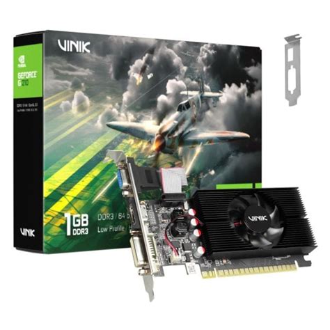 Melhor Placa De Video Ddr3 - Placa de Vídeo GeForce G210 1GB DDR3 Vinik Low Profile - HDMI/VGA/DVI ...