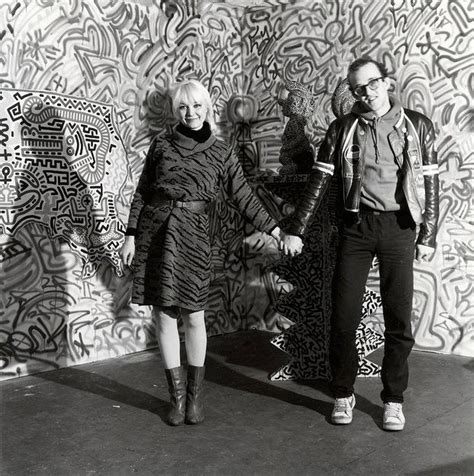 Patti Astor And Keith Haring At The Fun Gallery In The East Village