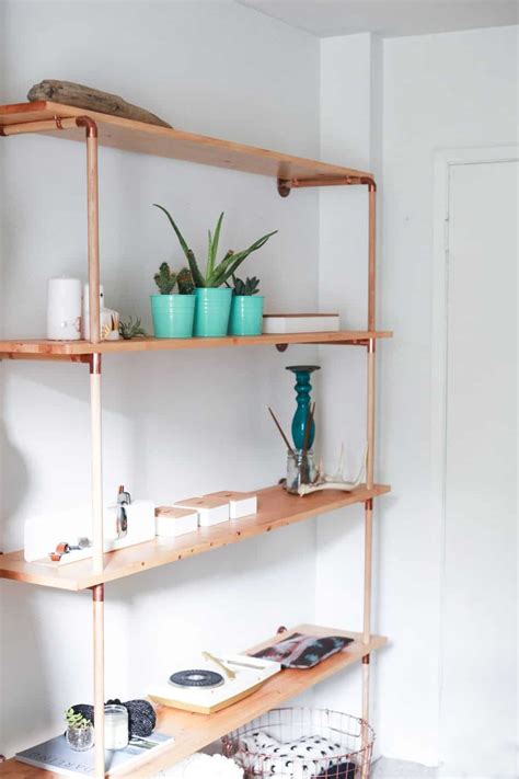 How to Make DIY Pipe Shelves