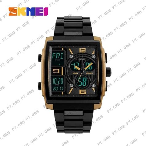 Jual Jam Tangan Pria Digital Skmei Gold Water Resistant M Di