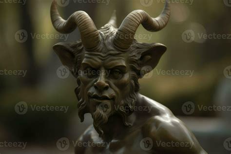 Satyr Mythology Statue Generate Ai 24131360 Stock Photo At Vecteezy