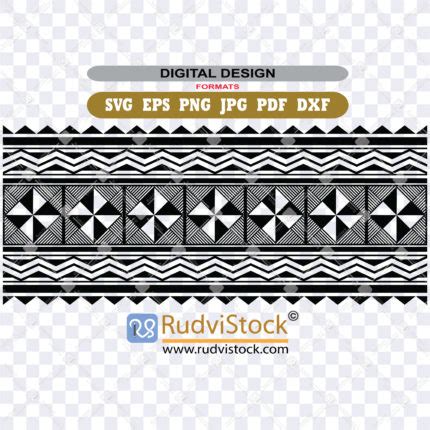 Polynesian Tribal Tattoo Band Rudvistock