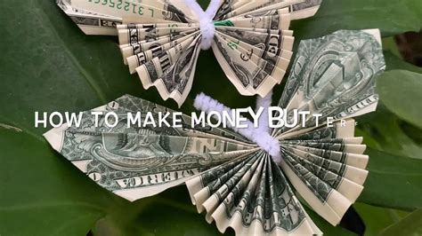 Crafting Diy Tutorial How To Make A Money Butterfly Origami