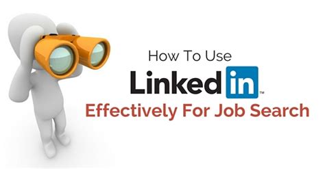 How To Use LinkedIn Effectively For Job Search Recruitment WiseStep