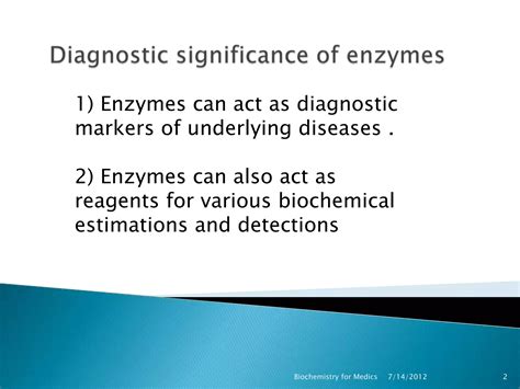 Clinical Enzymology PPT