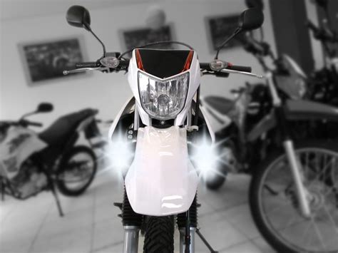 Farol Auxiliar Led W Moto Yamaha Lander Xtz Par Parcelamento