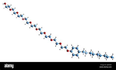 image  nonoxynol  skeletal formula molecular chemical structure