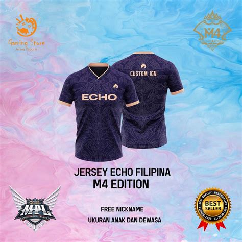 New Echo Jersey Customize Free Nickname M Edition Jersey Yawi