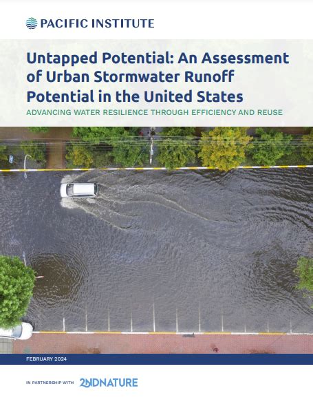 Untapped Potential: An Assessment of Urban Stormwater Runoff Potential ...