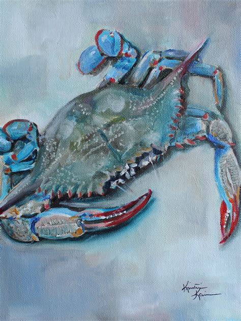 Blue Crab Painting at PaintingValley.com | Explore collection of Blue ...