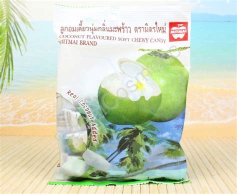 Жевательные конфеты со вкусом Кокоса Mitmai Coconut Flavoured Soft ...