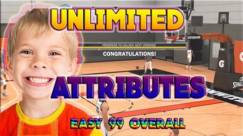 Nba K Unlimited Attribute Glitch Overall Instantly Youtube