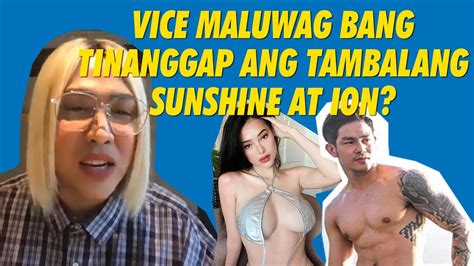 Vice Ganda Maluwag Bang Tinanggap Ang Tambalang Sunshine Guimary At Ion