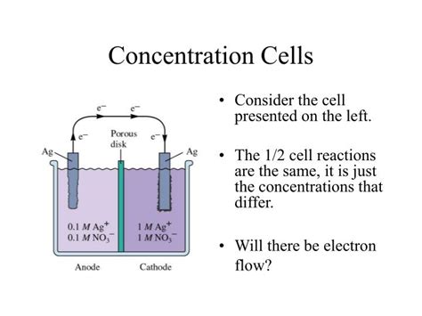 Ppt Lecture The Nernst Equation Powerpoint Presentation Id