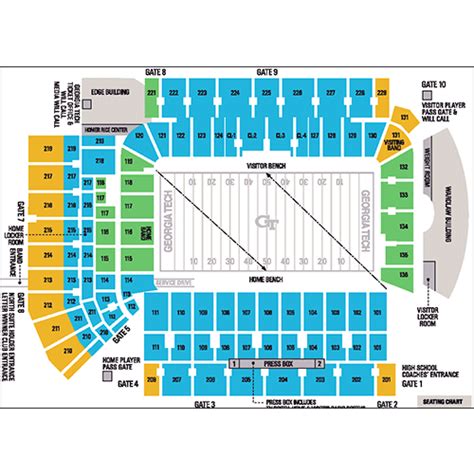 Bobby Dodd Stadium Seating Chart | Cabinets Matttroy