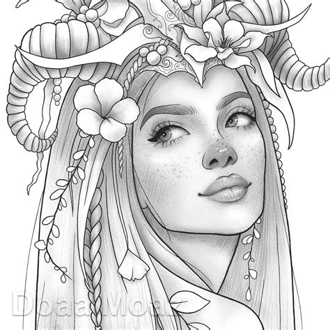 Free Printable Coloring Pages For Adults Only Fantasy Rina Fuchs