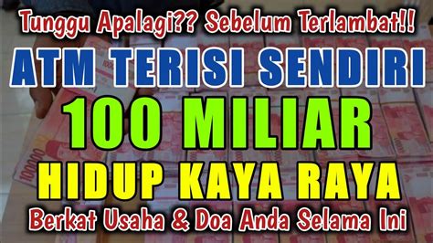 Doa Atm Terisi Sendiri Milyar Sholawat Atm Isi Sendiri Atm