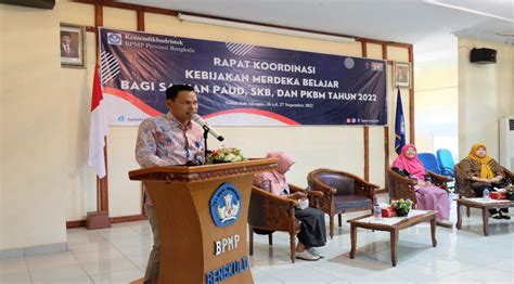 BPMP Provinsi Bengkulu Gelar Rapat Koordinasi Kebijakan Merdeka Belajar