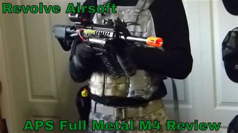 APS Full Metal M4 CQB Electric Blowback Airsoft AEG Rifle Review