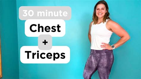 Minute Chest And Triceps Strength Workout At Home Upper Body