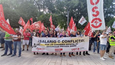 Vigilantes Privados Protestan Contra La Precarización Del Sector Orm