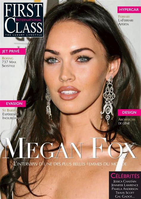 MEGAN FOX in First Class Magazine, July 2023 – HawtCelebs