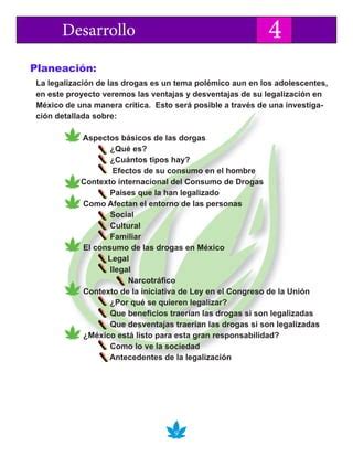 Legalización de las drogas desde la perspectiva adolecente