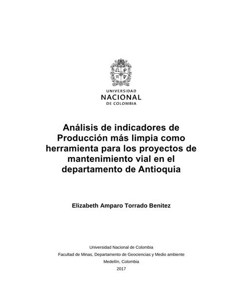 Pdf Análisis De Indicadores Dokumen Tips