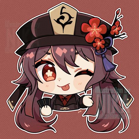 Стикеры ху тао чиби (51 фото) скачать бесплатно