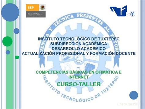 Curso Competencias Basicas En Ofimatica Ppt