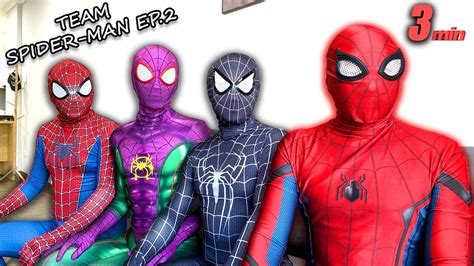 TEAM SPIDER MAN Vs BAD GUY TEAM NEW GUY Is GOOD HERO Live Action