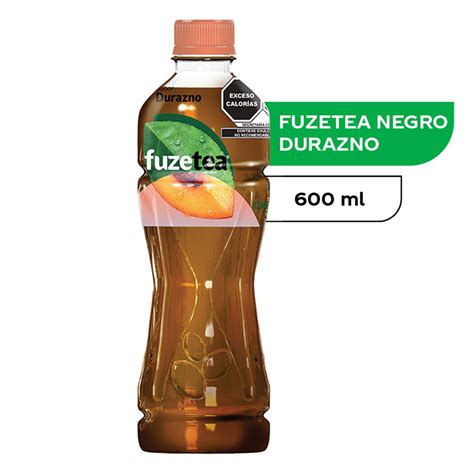 Bebida Fuze Tea Sabor Té Negro Durazno 600ml Chedraui