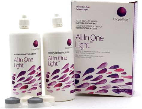 Amazon.com: All-in-One Light 3 x 250ml Solution : Health & Household