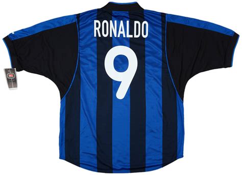 2000 01 Inter Milan Home Shirt Ronaldo 9 L