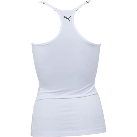 Buy Puma Womens Racer Back Sport Vest Top White