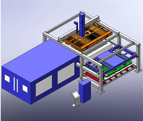 Loading Unloading Sorting CNC Fiber Laser Cutting Machine CNC Fiber