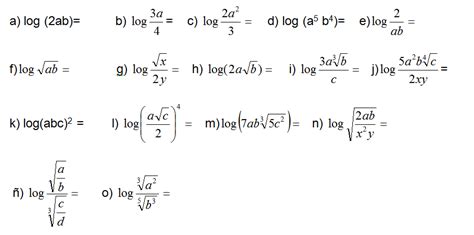 Las Propiedades De Los Logaritmos Y Ejemplos Opciones De Ejemplo