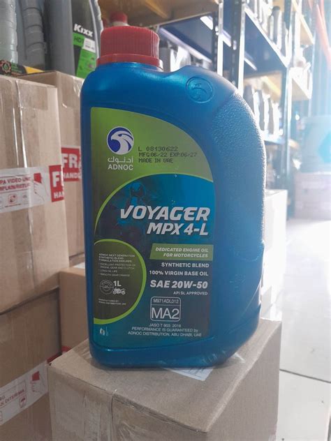 ADNOC VOYAGER MPX 4 L 20W50 API SL APPROVED 1Liter Lazada Indonesia