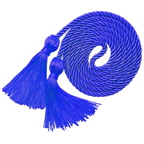 Graduation Honor Cords 2025 Royal Blue Yarn Cords with Tassels for 2025